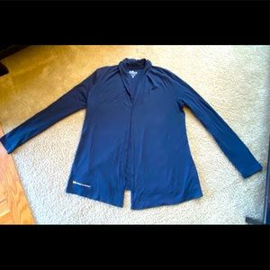 New w/o tags University of Michigan yoga cardigan